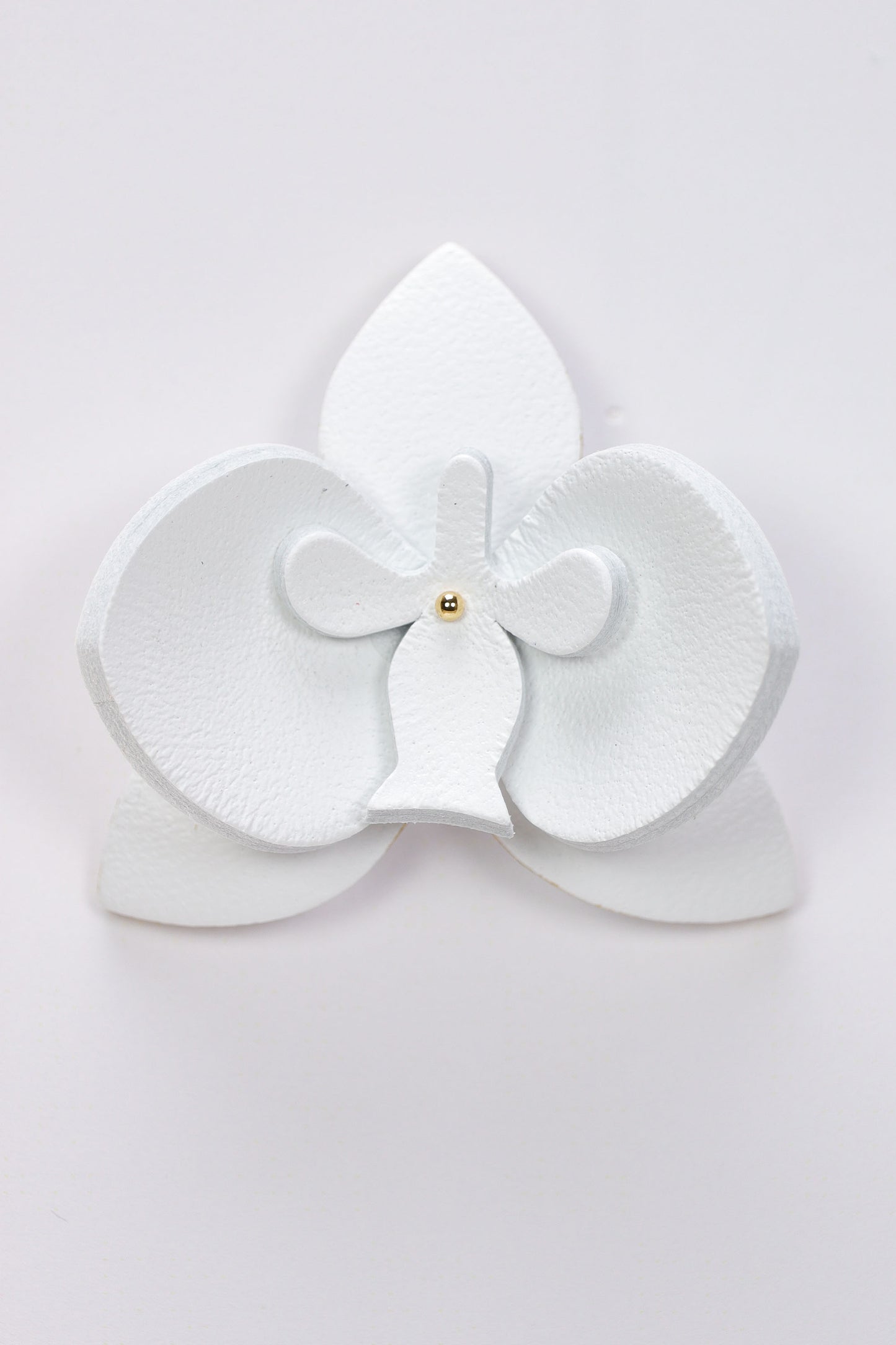 Set Colier + Cercei Orhidee - Pure White & Gold
