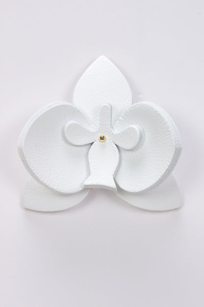Set Colier + Cercei Orhidee - Pure White & Gold
