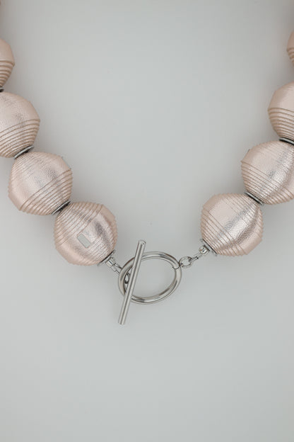 Colier unicat Leatherbonbon Champaign