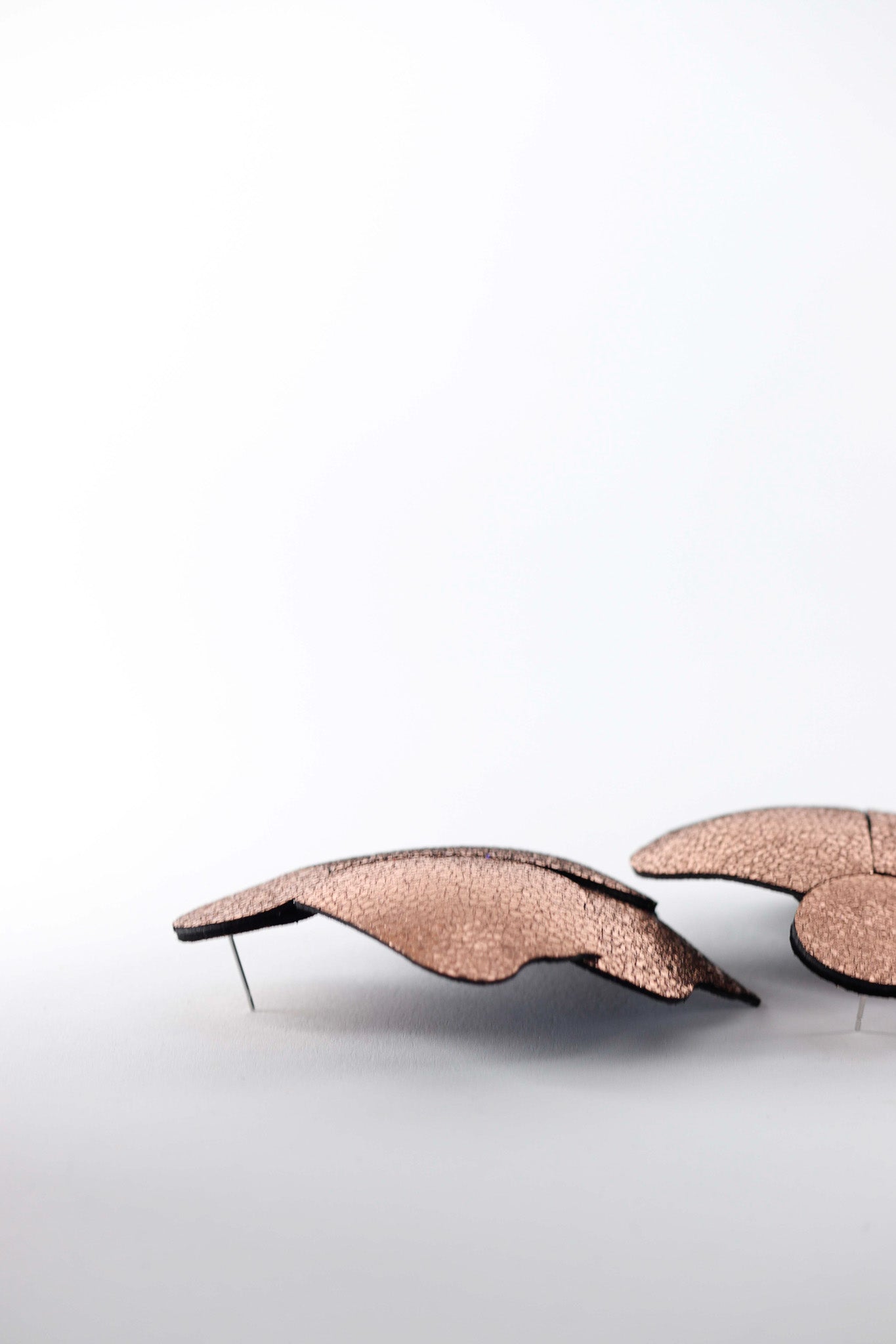 Wings Earrings - Metallic Bronze