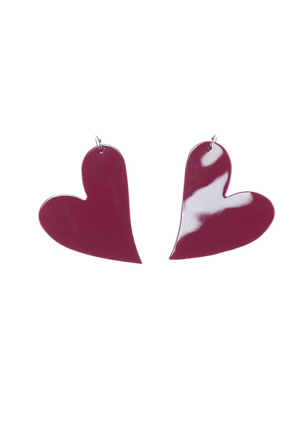 Cercei inima - Amaranth