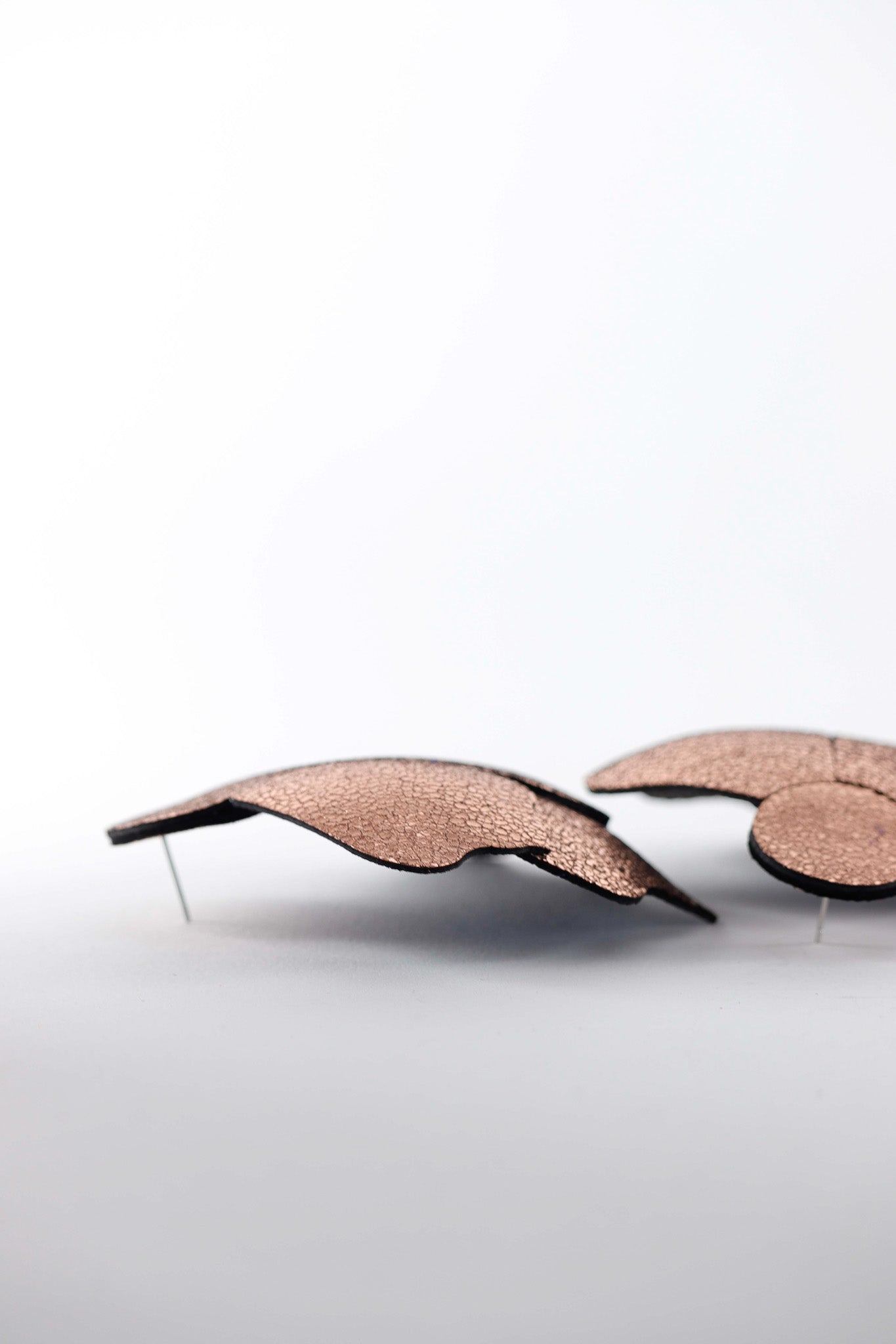 Wings Earrings - Metallic Bronze