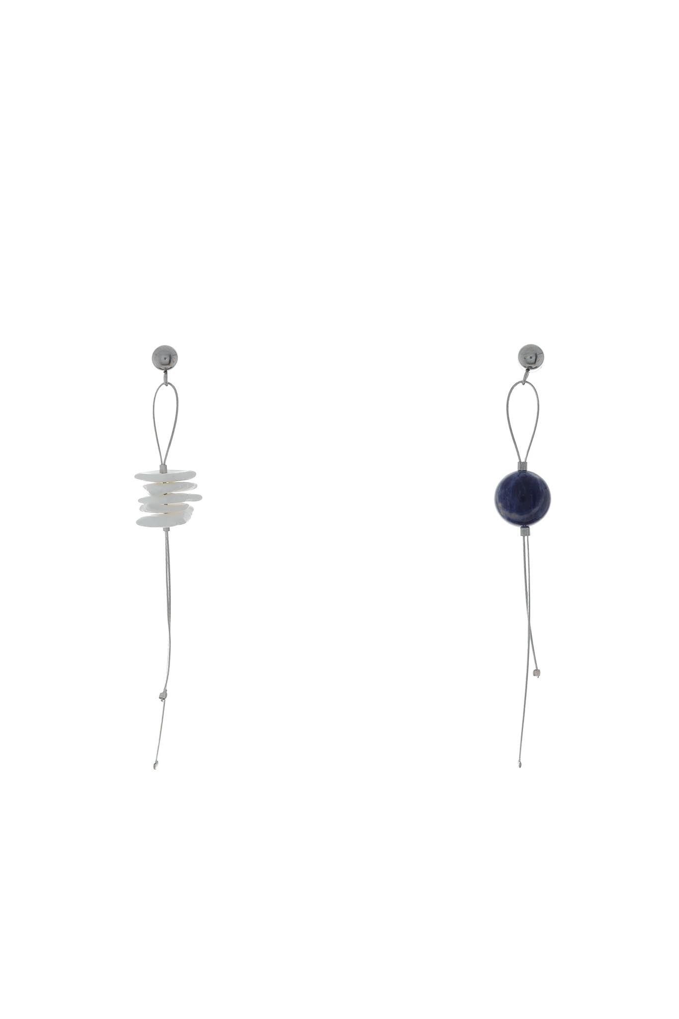 Colier unicat Marine - Scoica + Lapis Lazuli