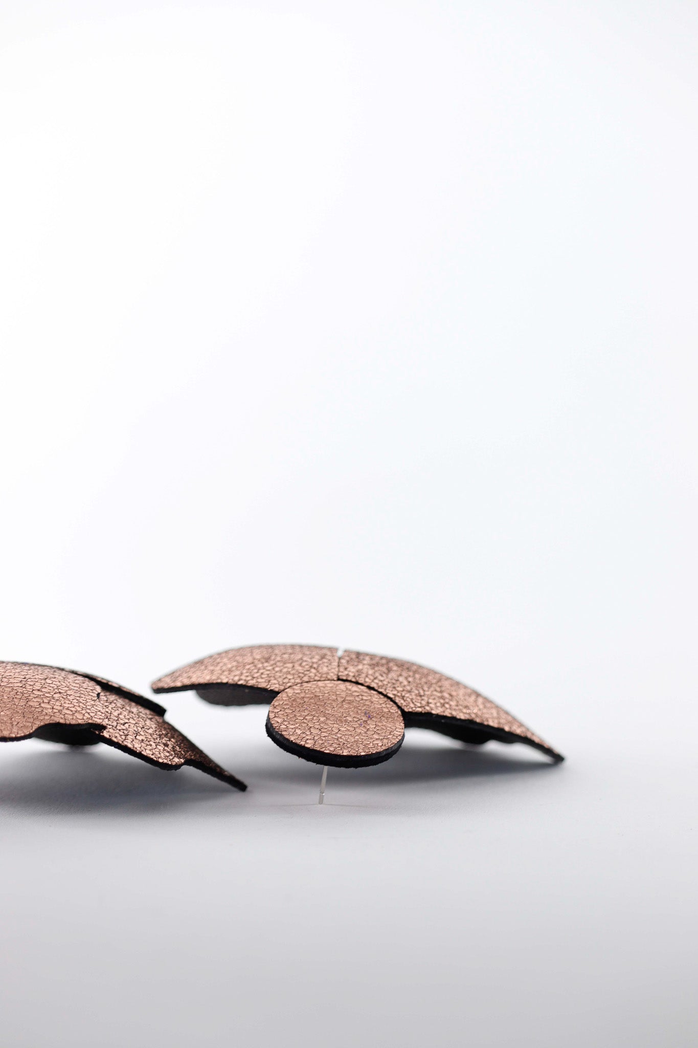 Wings Earrings - Metallic Bronze