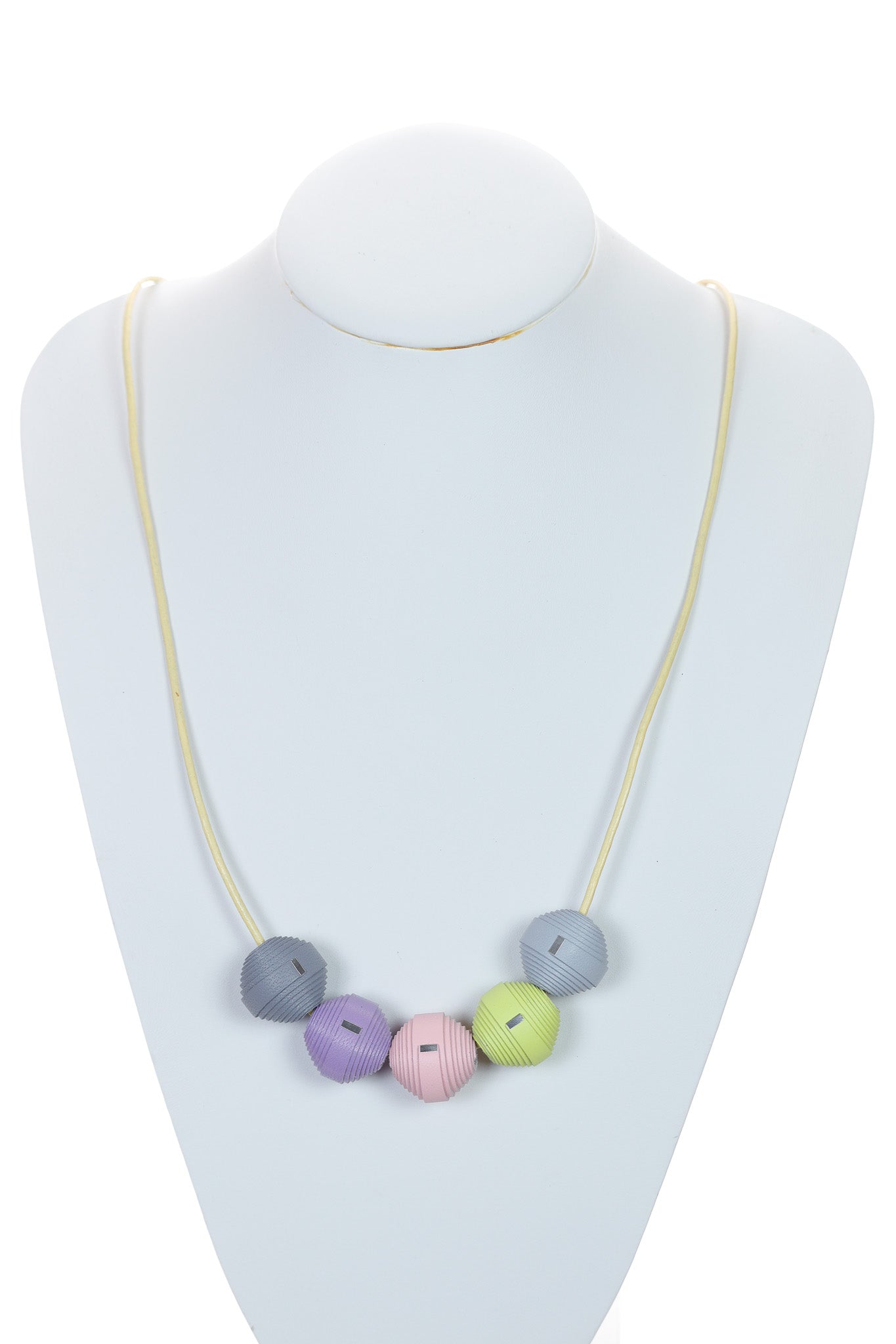 Colier pe snur lung din piele Leatherbonbon (253)