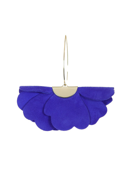 Cercei Floare Mica - Royal Blue