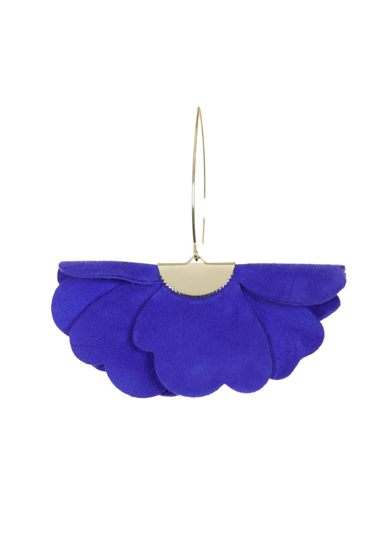 Cercei Floare Mica - Royal Blue