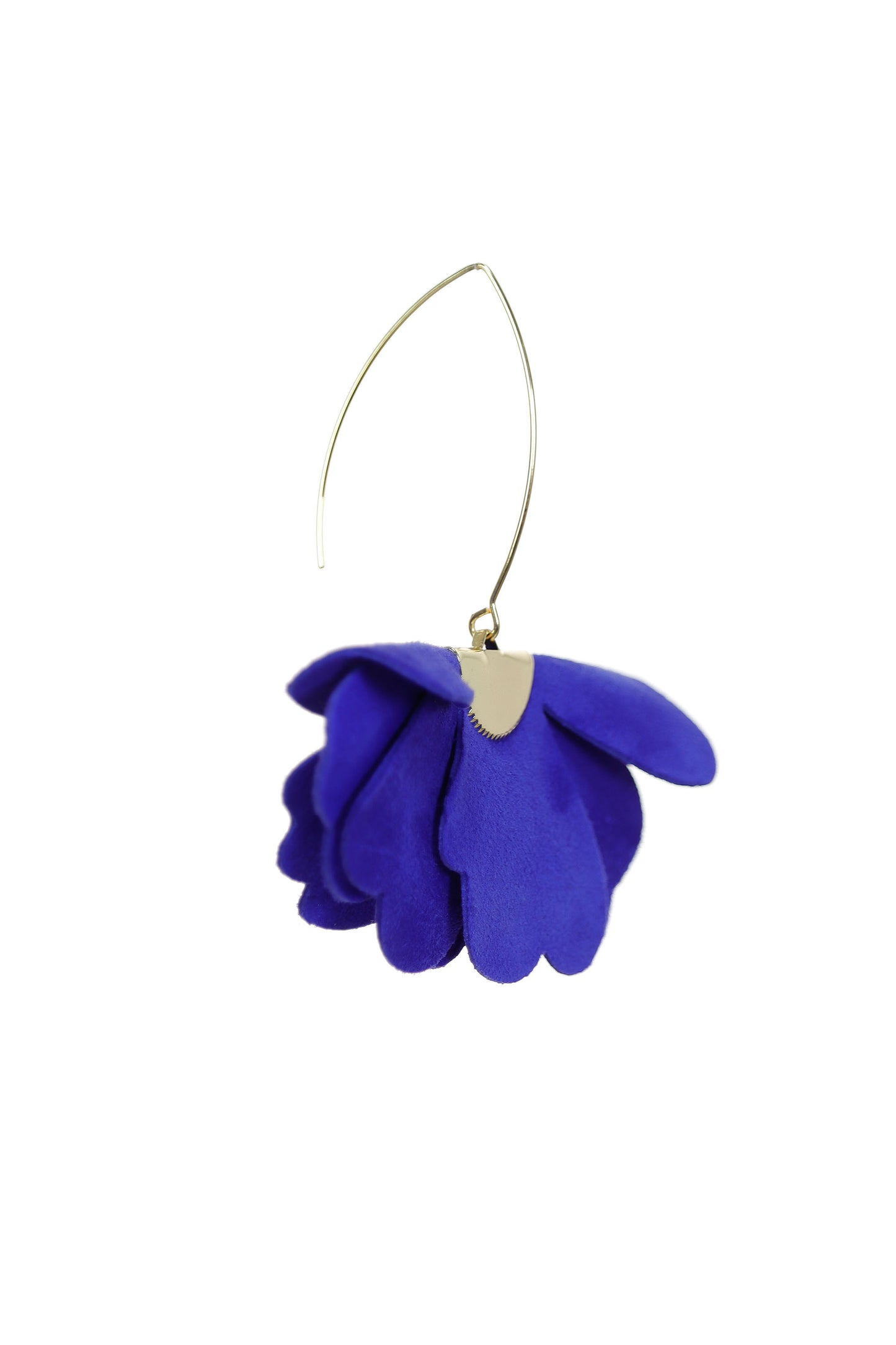 Cercei Floare Mica - Royal Blue