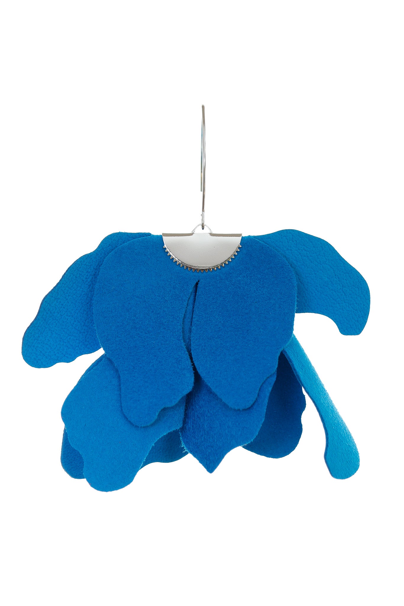 Cercei Floare Mare - Albastru azur