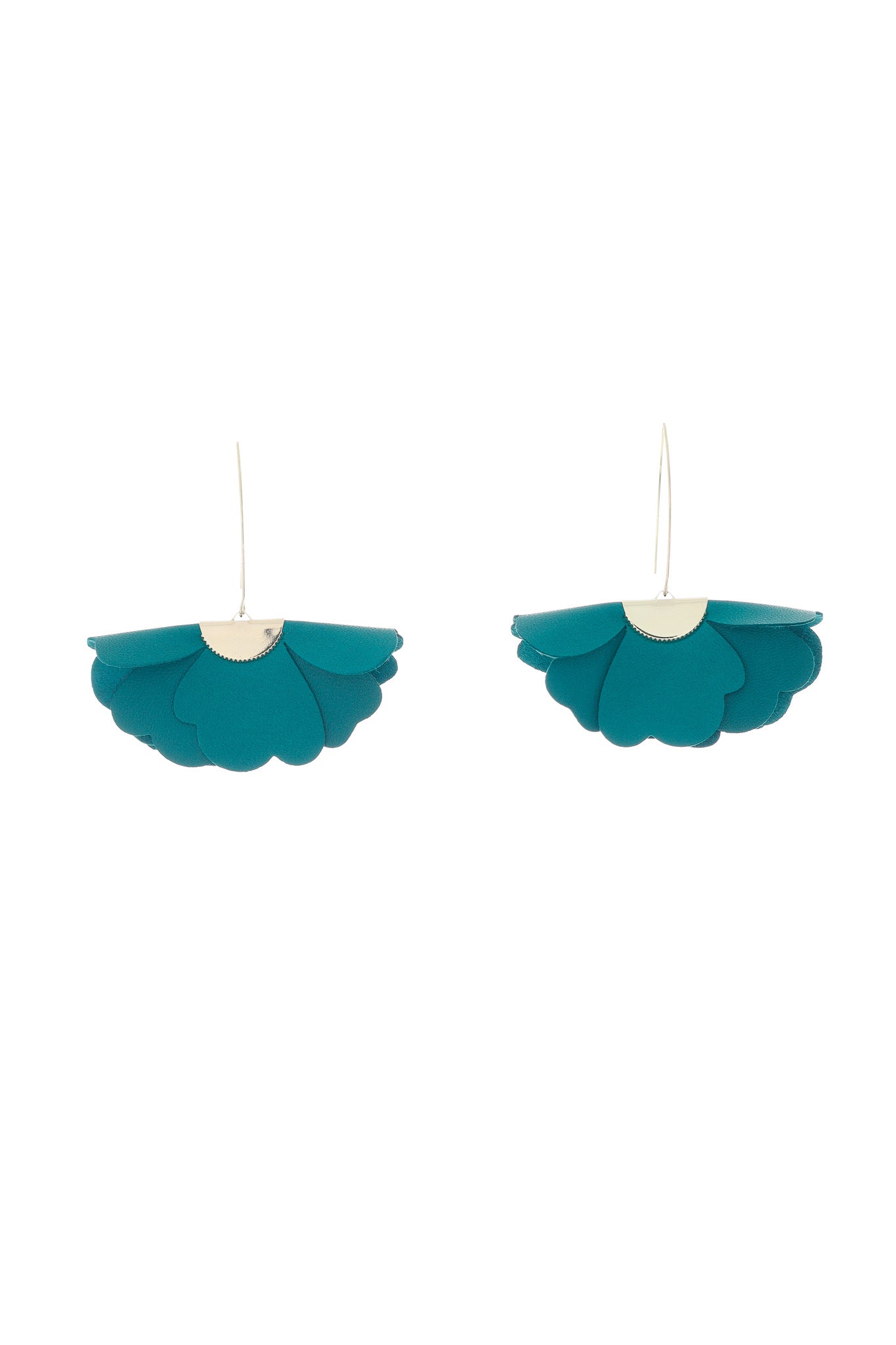 Cercei Floare Mica - Teal