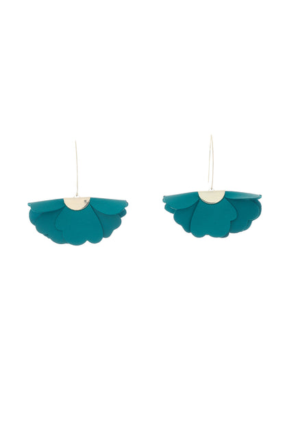Cercei Floare Mica - Teal