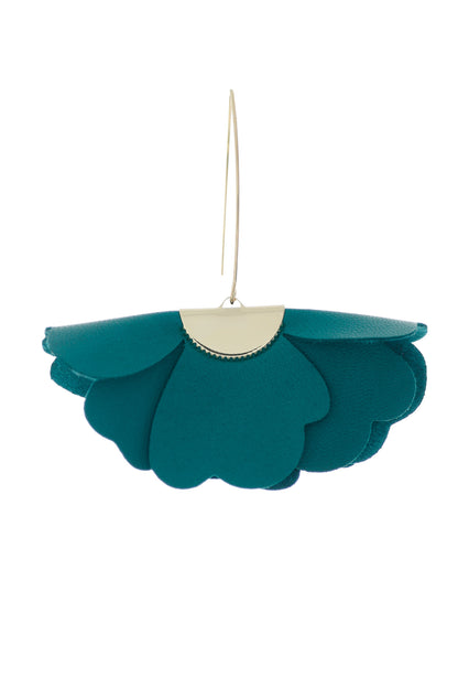 Cercei Floare Mica - Teal
