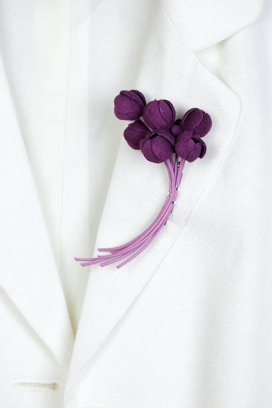 Brosa Buchet Floral - Mov