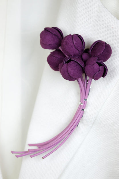 Brosa Buchet Floral - Mov