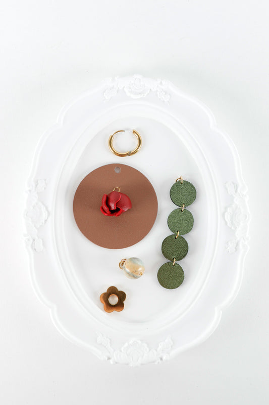 Cercei Mix&Match - Maro + Verde