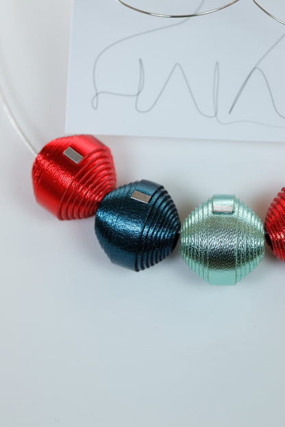 Set Colier Leatherbonbon + Cercei (274) din piele