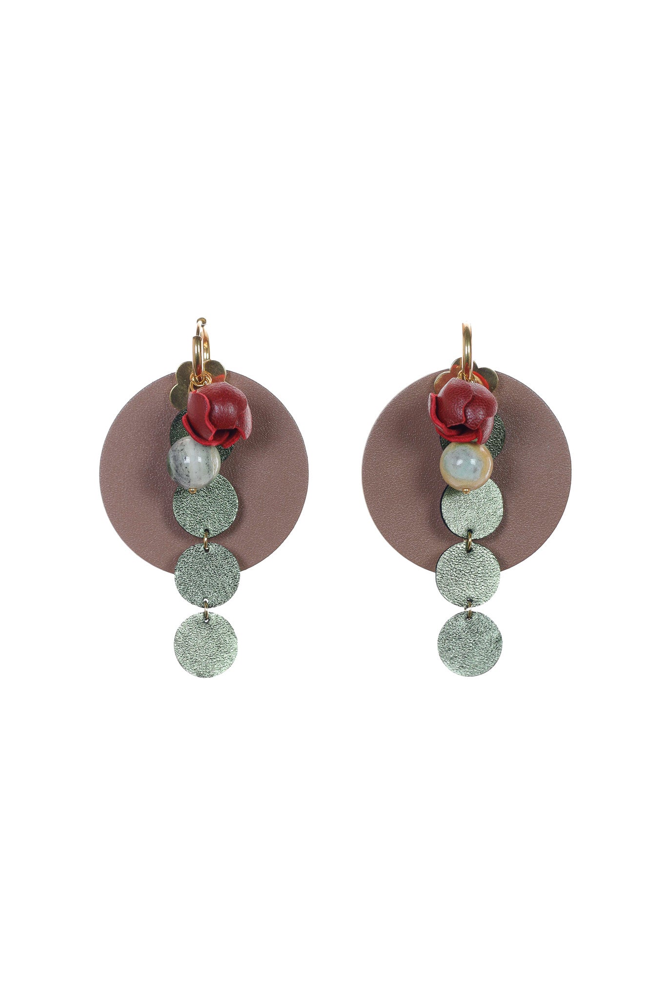 Cercei Mix&Match - Maro + Verde