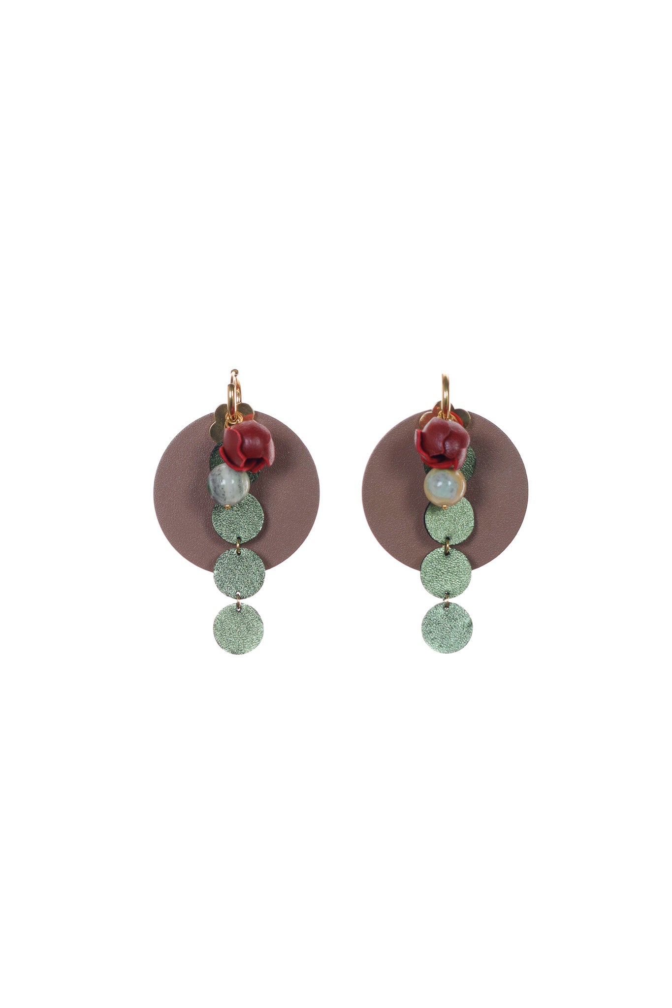 Cercei Mix&Match - Maro + Verde