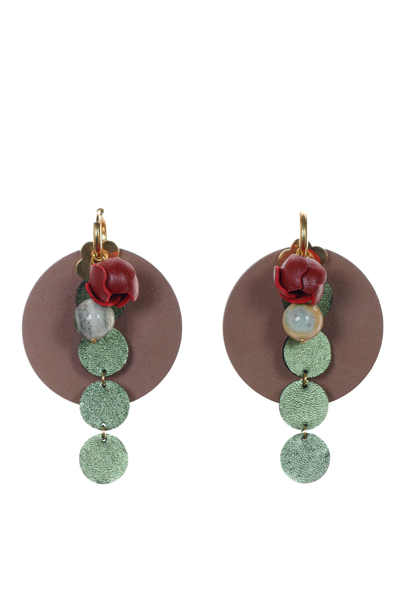 Cercei Mix&Match - Maro + Verde