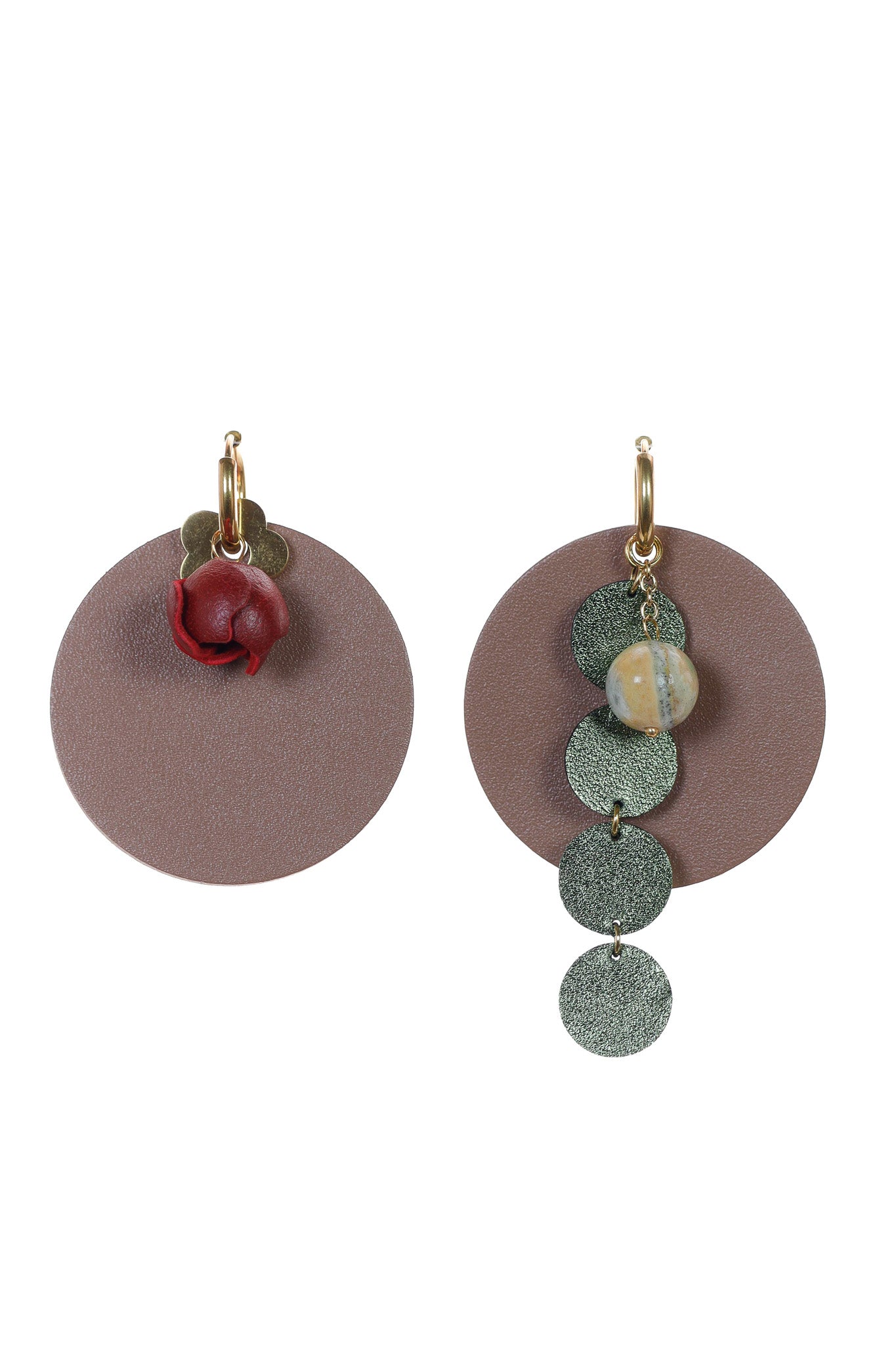 Cercei Mix&Match - Maro + Verde