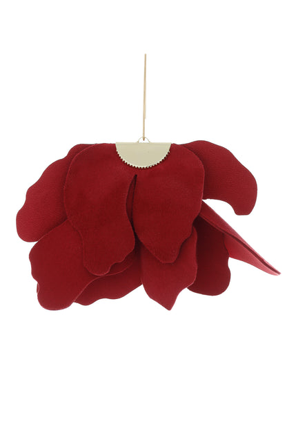 Cercei Floare Mare - Dark Ruby
