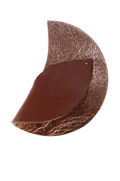 Cercei Geometrici - Bronz + Maro