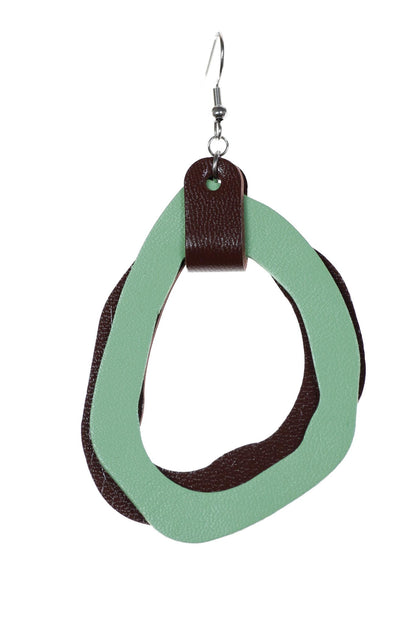 Cercei Fluid - Verde menta + Maro
