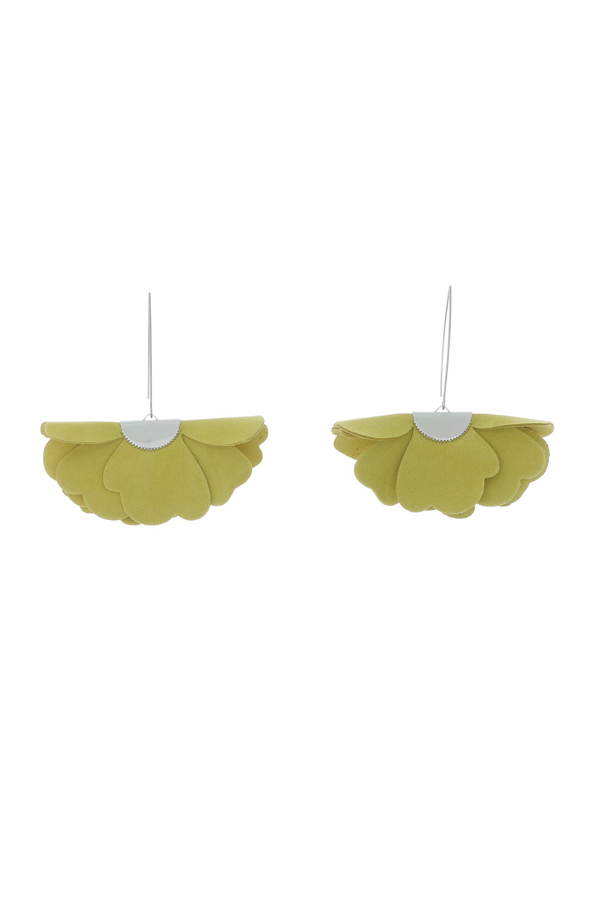 Cercei Floare Mica - Apple Green