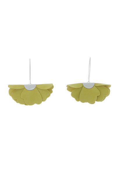 Cercei Floare Mica - Apple Green
