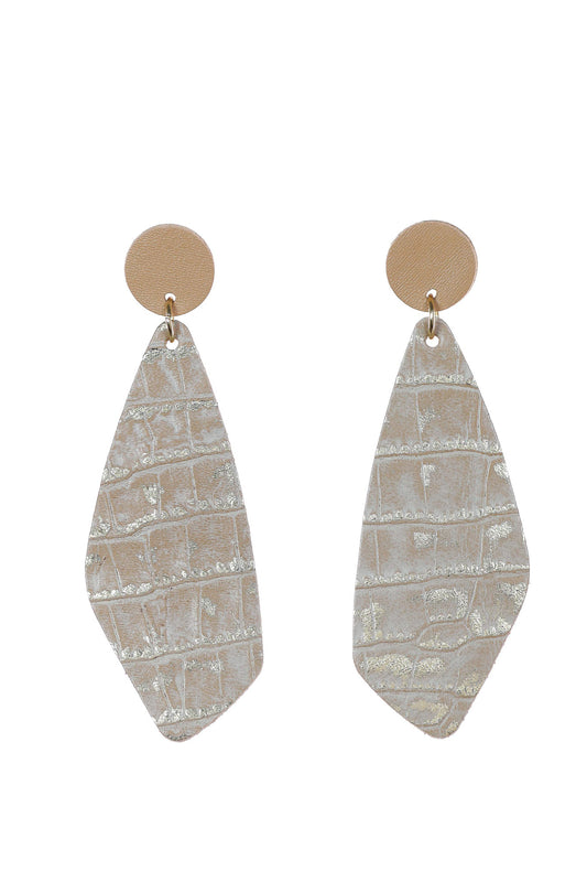 Cercei Drop - Animal print bej