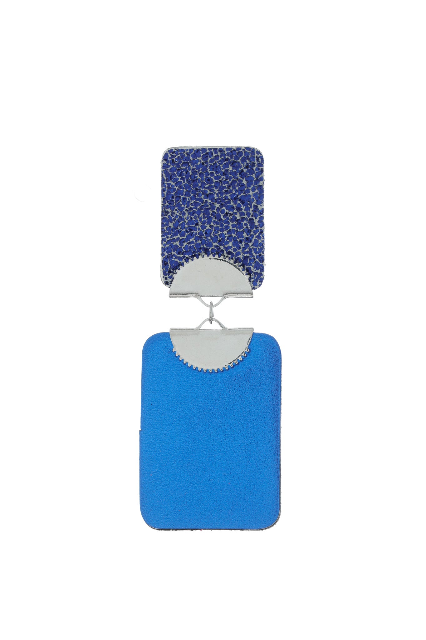 Cercei Geometrici Duo - Albastru + Albastru cobalt