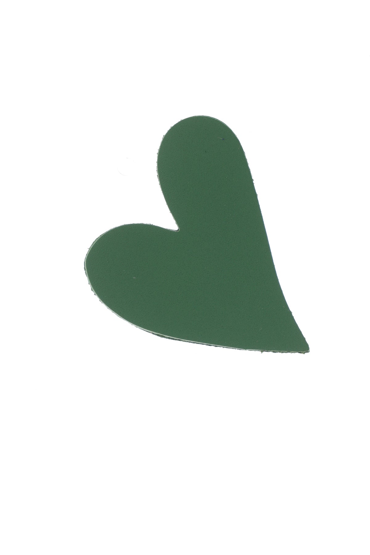 Cercei Inima Mini - Verde Padure