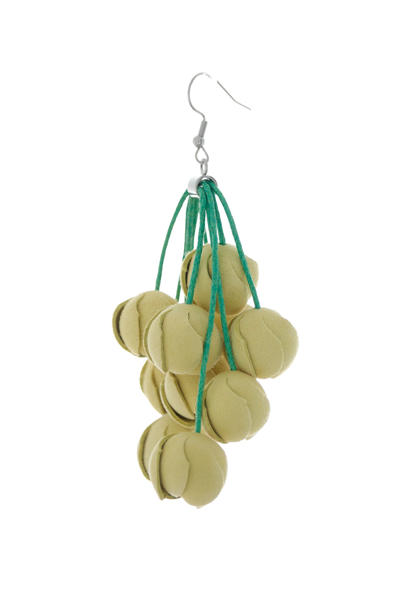 Cercei buchet boboci - Verde
