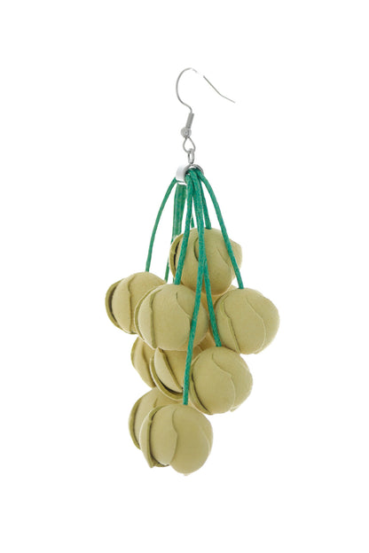 Cercei buchet boboci - Verde