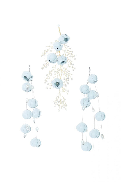 Set Cercei + Accesoriu pentru par mireasa