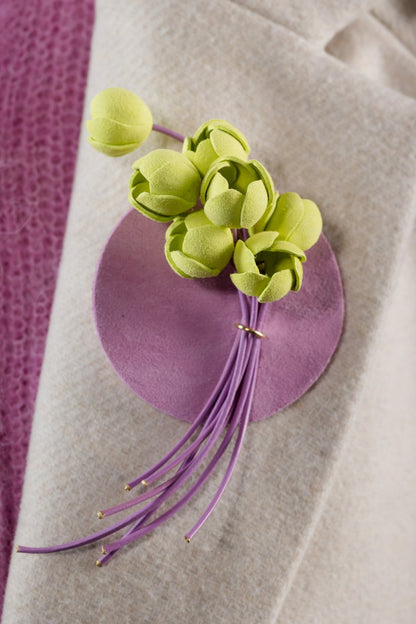 Brosa Blossom - Roz + galben