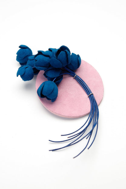 Brosa Blossom - Roz + albastru