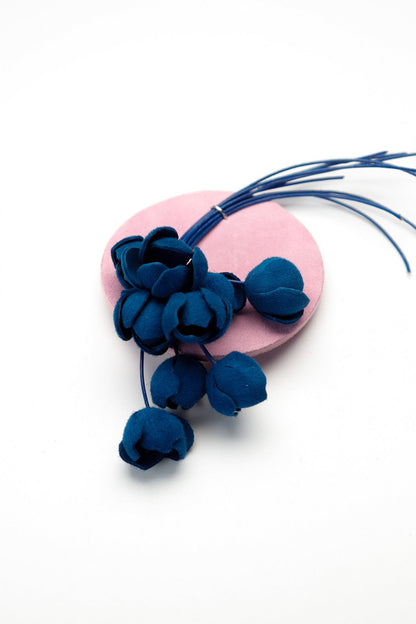 Brosa Blossom - Roz + albastru