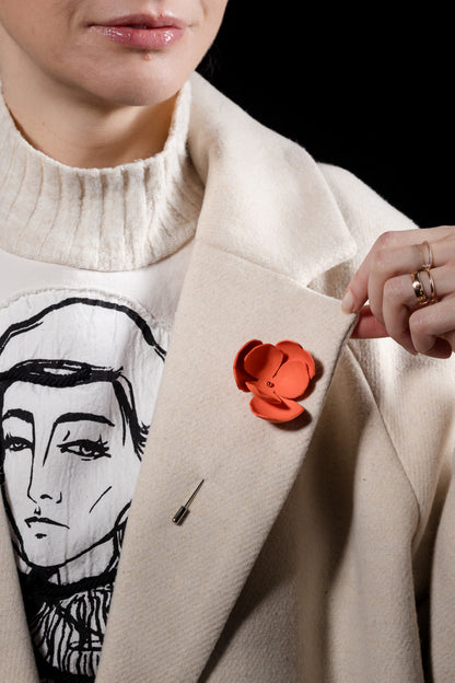 Brosa Panseluta - Coral