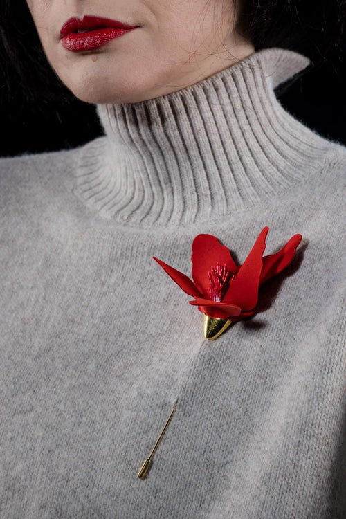 Brosa Crin - Handmade - HAIArt România - Vedere principală