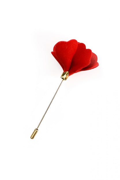 Brosa Garoafa - Rosu / auriu