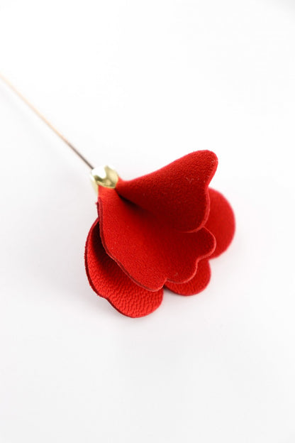 Brosa Garoafa - Rosu / auriu