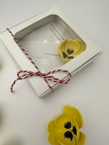 Brosa Panseluta - Galben