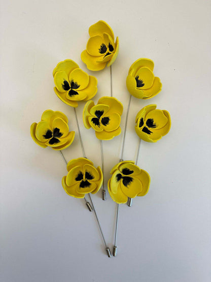 Brosa Panseluta - Galben