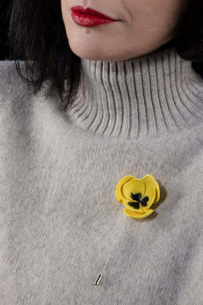 Brosa Panseluta - Galben