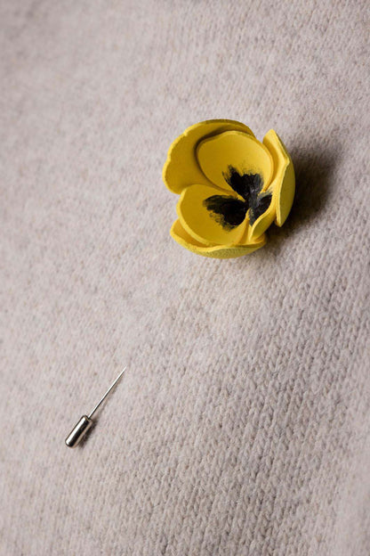 Brosa Panseluta - Galben