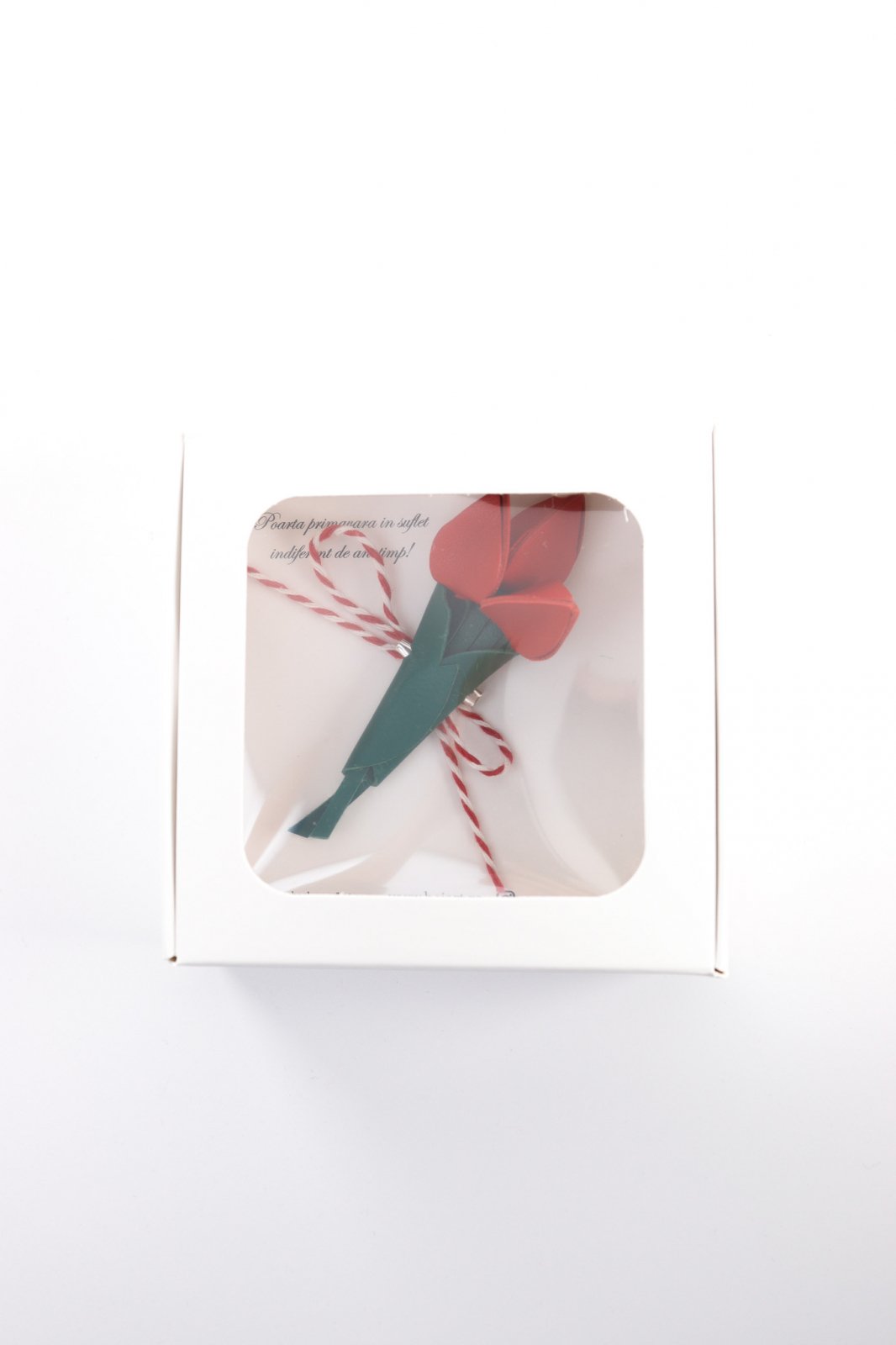 Brosa Buchet de lalele - Rosu