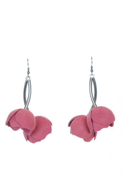 Cercei Imbratisari Florale - Blush Pink