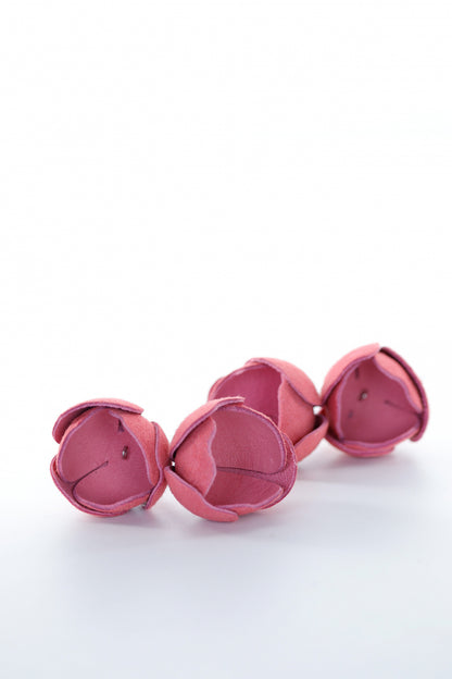 Cercei Imbratisari Florale - Blush Pink