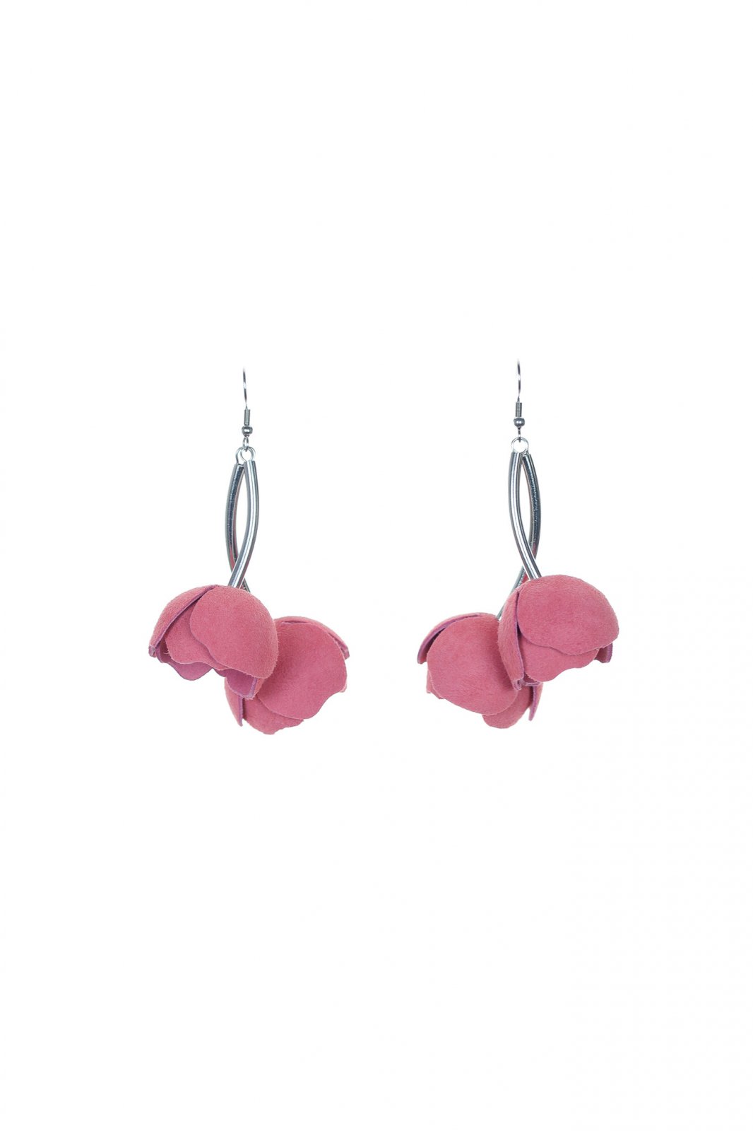 Cercei Imbratisari Florale - Blush Pink